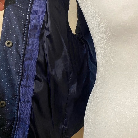 Gap outdoor Edition winter warmth puffer vest navy dots women’s size small - Picture 2 of 9